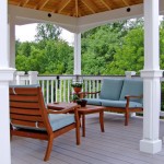 Cabana with Low-Voltage Lighting, Composite Deck
