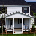 Covered Porch Addition with Stairs to Grade