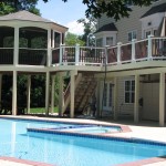 Gazebo and Composite Deck with Stairs
