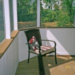 Screened Porch with Knee Wall