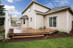 Raised decks are great for families with little ones and pets because there's less risk of fall injuries.