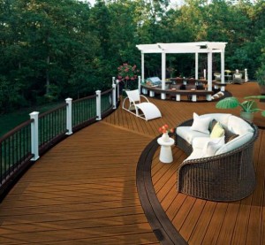 Composite deck construction in Fairfax