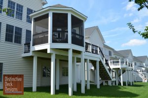 Screened in Gazebo or Porch Space on Upper Deck