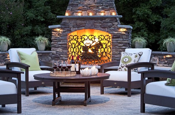 Outdoor Fireplace