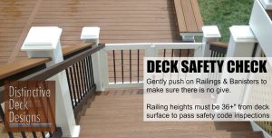 deck safety check from Distinctive Deck Designs