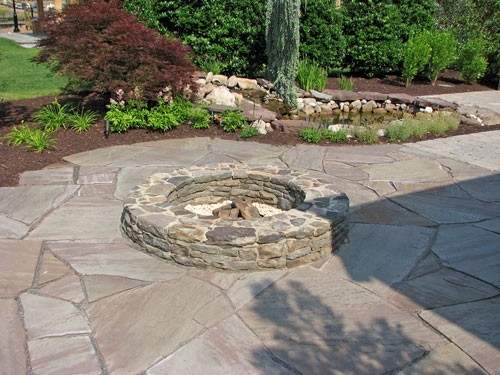 patio made of flagstone