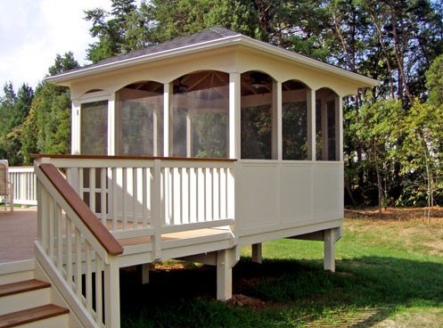 Outdoor Screened In Gazebo